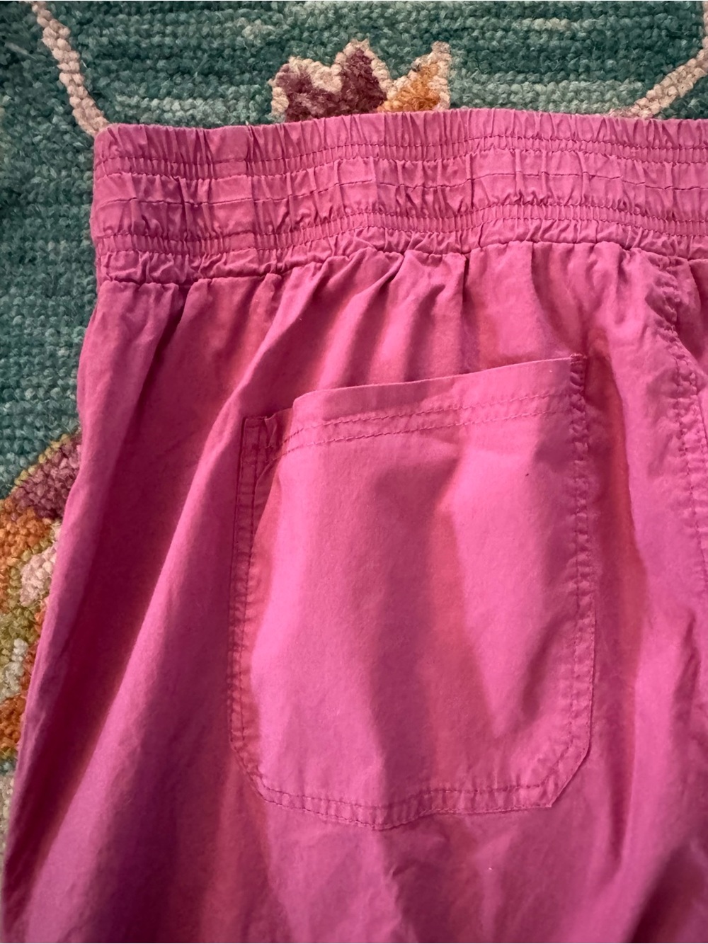 Pink Parachute Cargo Pants Cotton Stretch Sz 2X Plus Size Y2K Gorpcore Utility - Picture 5 of 8
